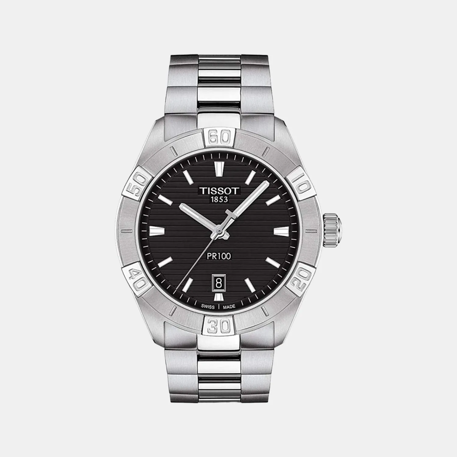 PR 100 Men Analog Stainless Steel Watch T1016101105100
