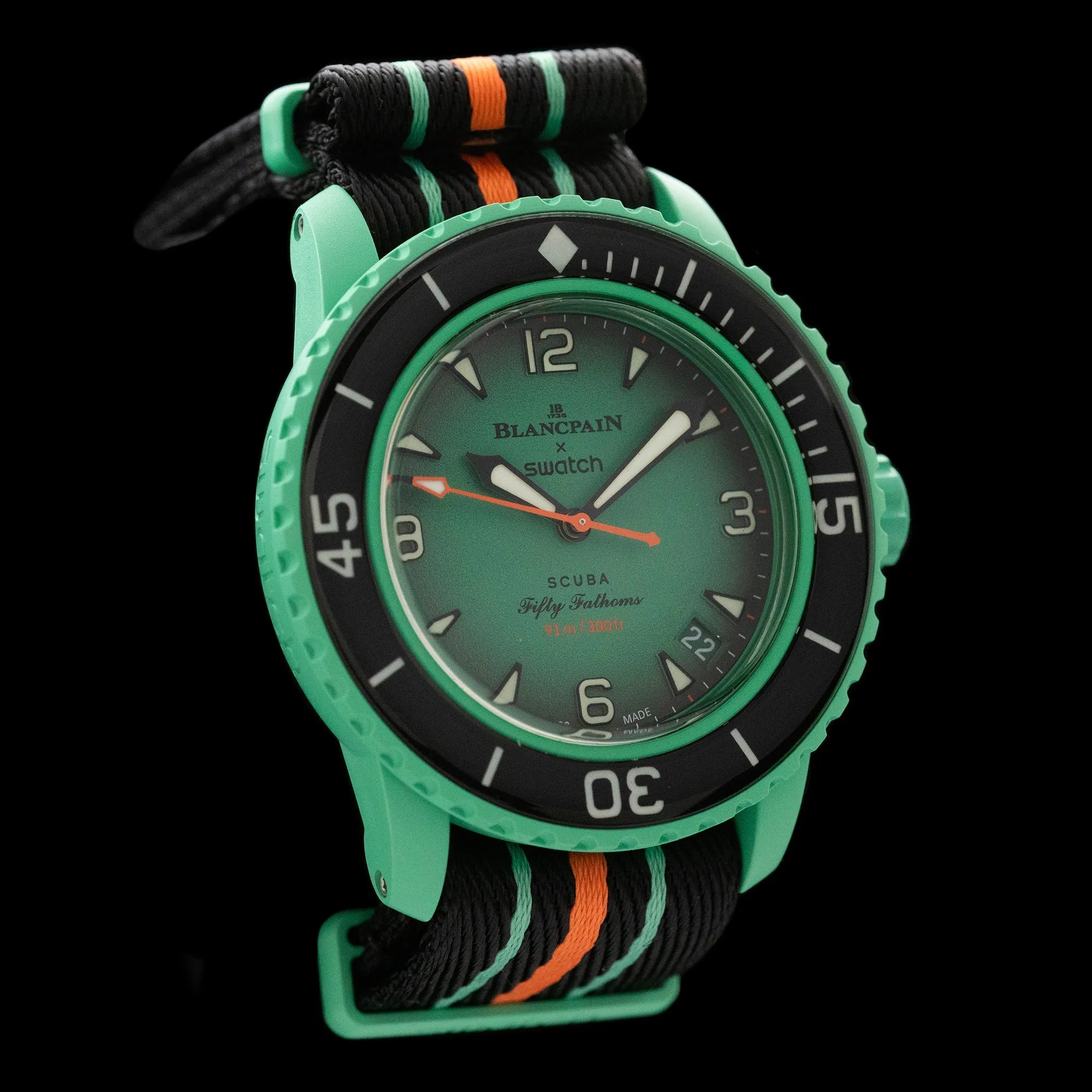 Swatch x Blancpain - 2023 Scuba Fifty Fathoms 'Indian Ocean'